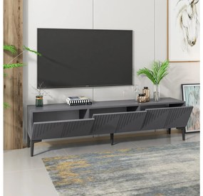 TV stolík/skrinka Kebati 3 (antracit) . Vlastná spoľahlivá doprava až k Vám domov. 1095368