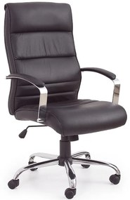 Kancelárske kreslo Teksas čierna Koža