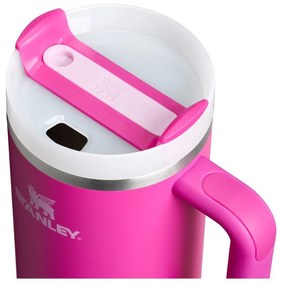 Ružová termoska so slamkou z nehrdzavejúcej ocele 1,18 l Quencher H2.0 FlowState Tumbler Violet Blossom – Stanley