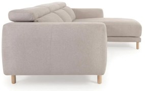 Béžová rohová pohovka (pravý roh) Singa - Kave Home