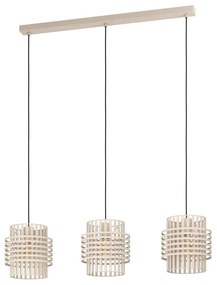 Eglo 390147 - Luster na lanku OLTAMAR 3xE27/40W/230V krémová