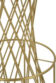 Barový stôl Tower New 70 cm čierno-zlatý