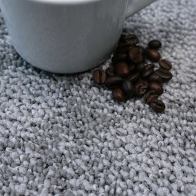 Spoltex, Metrážny koberec Marbeline 171 sv. šedá, na mieru, šíře 4m, šedá, filc, detská izba