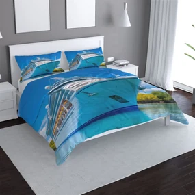 Sablio Obliečky Luxusná výletná loď v tropickom raji - 140x220 / 90x70