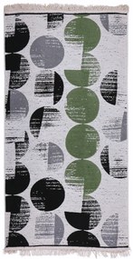 Praktik home, TRHÁK: Kusový koberec Natur Morava, 80x150, čiernobiela, chodba / predsieň