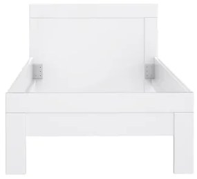 Jednolôžková posteľ SNOWIE 90x200 cm biela