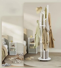 Věšák na oblečení Vasagle Hasky bílý