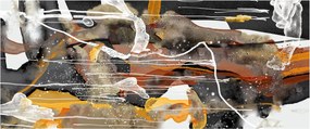 Obraz - Abstrakcia (120x50 cm)