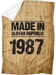 Deka Made In (rok: 1987, Podšitie baránkom: ÁNO)