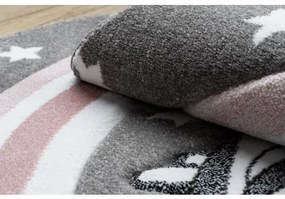 Okrúhly koberec PETIT PONY Poník, sivá Veľkosť: kruh 120 cm