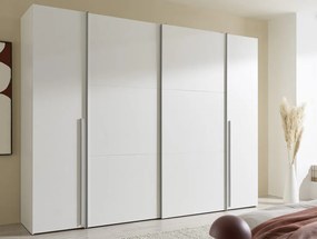 Šatníková skriňa Maturs, 267 cm, biela