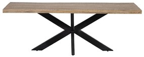 Jedálenský stôl z mangového dreva Memphis 200x100 cm obdĺžnik Mahom