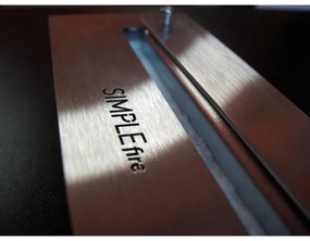 InFire - Rohový BIO krb 45x60 cm 3kW čierna