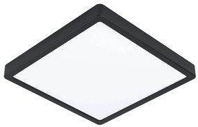 EGLO Vonkajšie LED stropné osvetlenie ARGOLIS 20,5W, teplá biela, hranaté, čierne, IP44