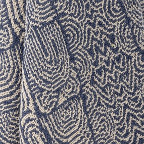 Bloomingville Prehoz z recyklovanej bavlny Bresso Blue 130 x 160 cm