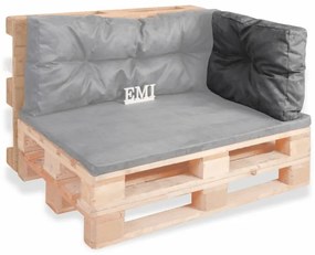 Vankúš na záhradné sedenie sivý EMI