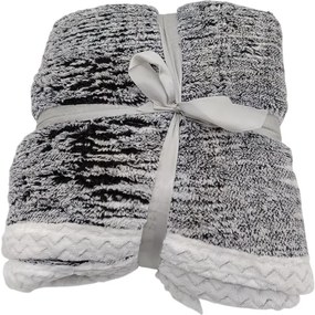 Jahu Baránková deka Mramor čierna, 150 x 200 cm