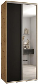 Skriňa 45 Canaris 3 100 artisan/čierna/silver