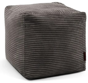 Tmavosivý menčestrový sedací vak Up! MooG – SLOWDOWN