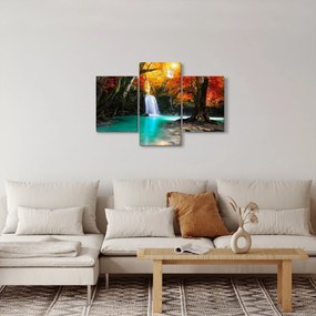 Obraz - Smaragdová lagúna (90x60 cm)