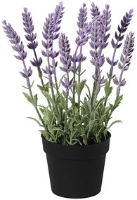 Umelá lavenduľa v kvetináči 25 cm