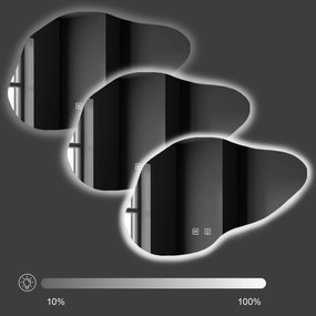 Rea Cloud B, LED kúpeľňové zrkadlo 100x70cm P11229, HOM-05502