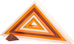 Dřevěné skládací motorické trojúhelníky TRIANGLE I