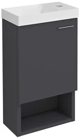 Sapho Sapho, LATUS XI umývadlová skrinka 30x53x16,5cm, antracitový mat, LT711-3434
