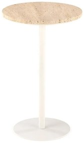 Konferenčný stolík Traverso S travertín/biela