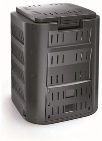 Kompostér, 220 l, čierna