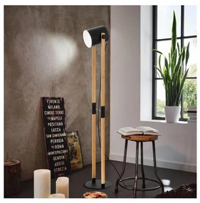 Eglo 43521 - Stojacia lampa HORNWOOD 1xE27/28W/230V