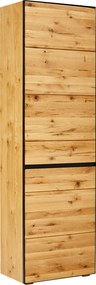 XXXLutz PREDSIEŇOVÁ SKRIŇA, antracitová, farba duba, divoký dub, 60/200/38 cm Linea Natura - Skrine - 001770004606