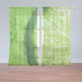 Sablio Záclony Limetka: 2ks 150x250cm