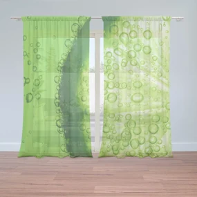 Sablio Záclony Limetka: 2ks 150x250cm