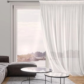 ZÁCLONA NA PÁSKE TAMINA 350X270 CM BIELA