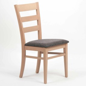 Stima Stolička VIOLA s čalúneným sedákom Vyberte odtieň ->: Borneo, Vyberte látku ->: GENEZA soft 4