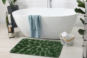 Kúpeľňový koberček SUPREME LINES kamienky, zelený