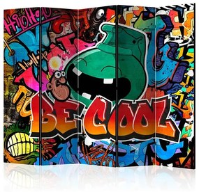 Paraván - Be Cool II [Room Dividers] Veľkosť: 225x172, Verzia: Akustický