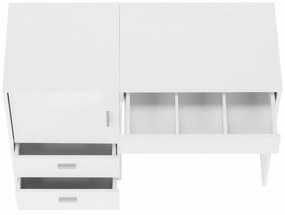 Viacúčelový stôl pre krajčírky Tailor - biela