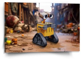 Sablio Obraz Wall-E robot Město - 120x80 cm