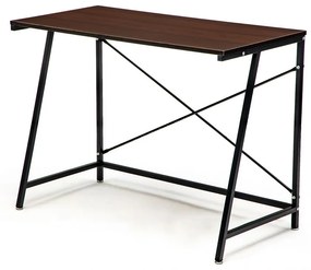 ModernHome Počítačový stôl - hnedý, ZIS-08
