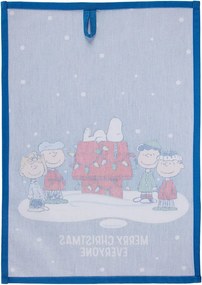 PEANUTS Utierka "Merry Christmas" - tm.modrá