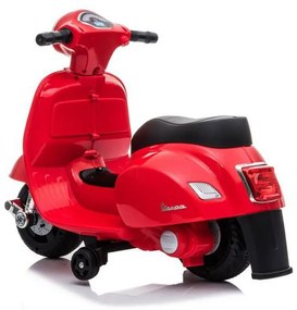 Detská elektrická motorka Baby Mix Vespa červená