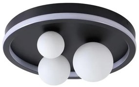 Searchlight 73380BK - LED stropné svietidlo TRIDENT LED/20W/230V priemer 40 cm