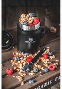 Čierna termoska na jedlo z nehrdzavejúcej ocele 400 ml Legendary Classic Black – Stanley