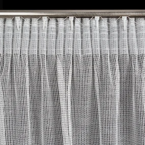 ZÁCLONA NA PÁSKE KIM 2 140X300 CM STRIEBORNÁ