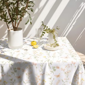 Goldea hranatý teflónový obrus - motýlia záhrada 80 x 80 cm