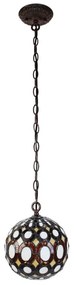Lampa Tiffany závesná luster Ø20X116