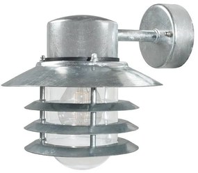 Nordlux Pozinkované fasádne svietidlo Vejers Down pre žiarovku E27 74461031