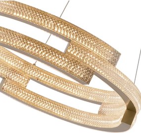 LED luster na lanku TARJA LED/36W/230V 3000/4000/6000K pr. 60 cm zlatý